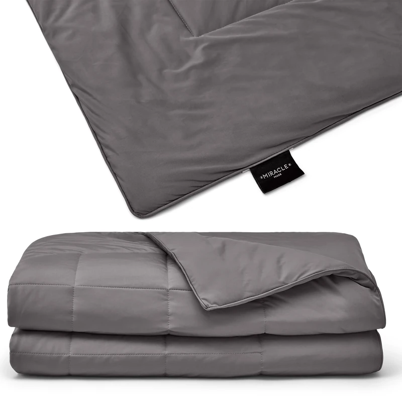Miracle Made® Luxe Thermoregulating Duvet Cover - Stone, Full/Queen