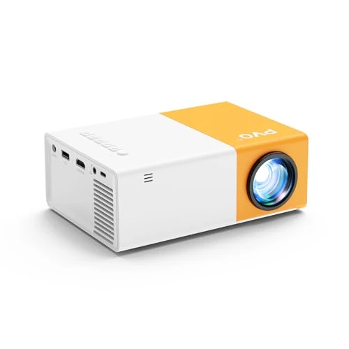 HD Projector, PVO WiFi Projectors Support 1080P 200" Portable Movie Projectors, Phone Can Connect to Movie Wirelessly, Compatible with Smartphone/Tablet/Laptop/TV Stick/USB Drive (YG300Pro Max)