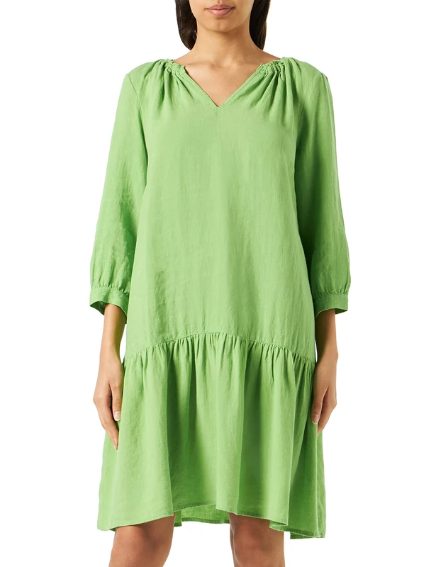 Part Two Women's Chania Casual Dress, Grass Green, 8 - Image 1
