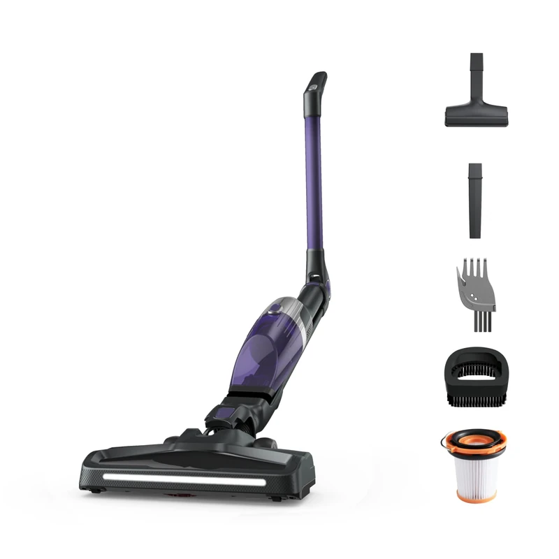 Rowenta RH1238 Xtrem Compact 2-in-1 Cordless Vacuum Cleaner | Stick and Handheld Vacuum Cleaner in One | Lightweight Housing | Flex Joint | 40 Minutes Autonomy | LED Floor Nozzle | 0.4 L Dust