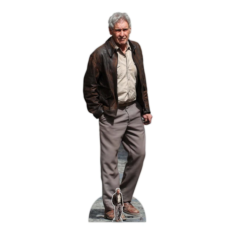 STAR CUTOUTS Harrison Ford Lifesize Cardboard Cutout With Mini Cutout