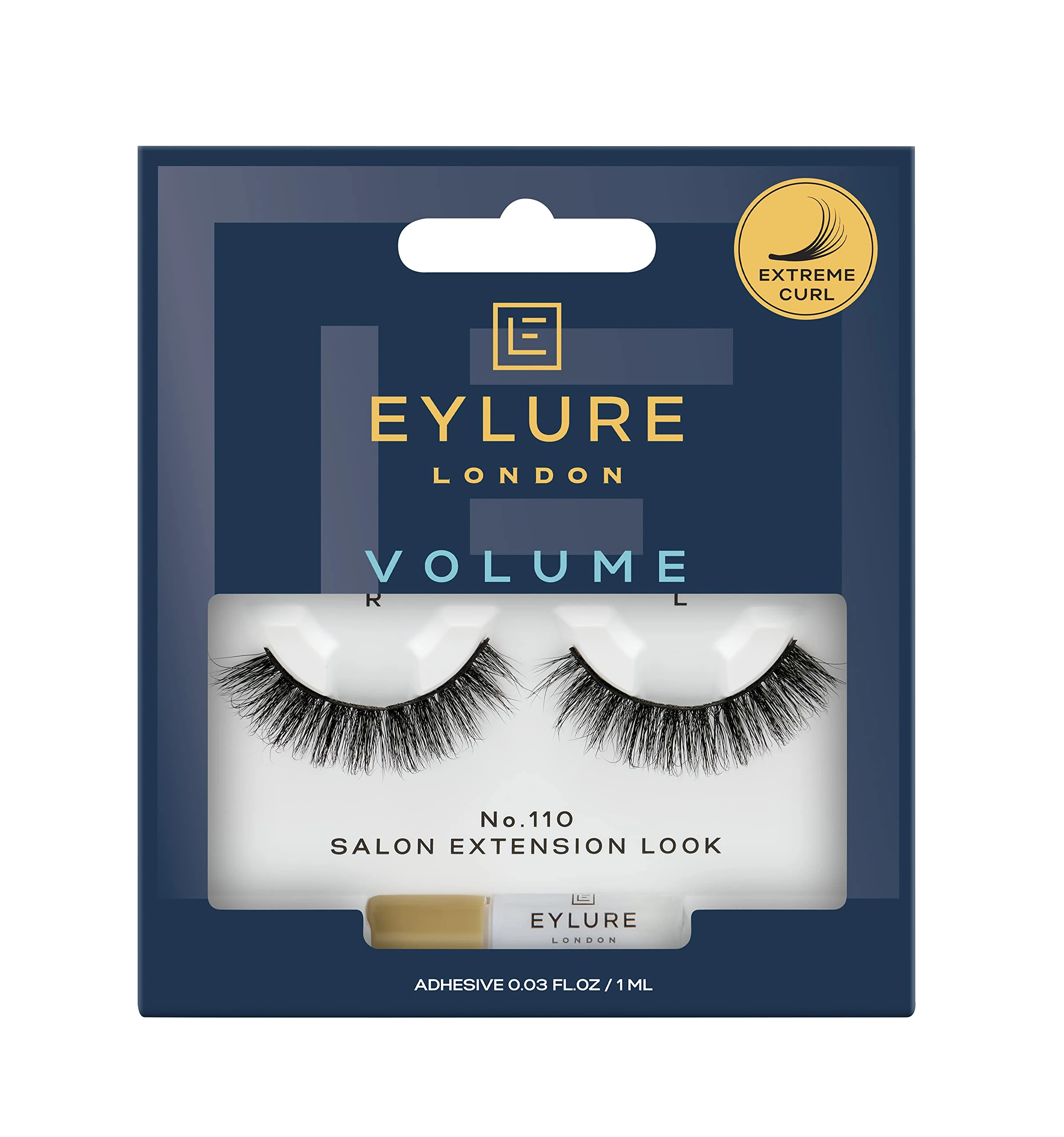 Eylure Volume & Curl No. 110 False Lashes (Packaging may vary)