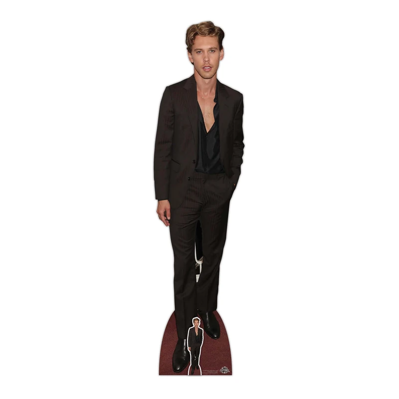 STAR CUTOUTS CS1008 Austin Butler Cardboard Cutout With Mini Cutout Black Suit Lifesize