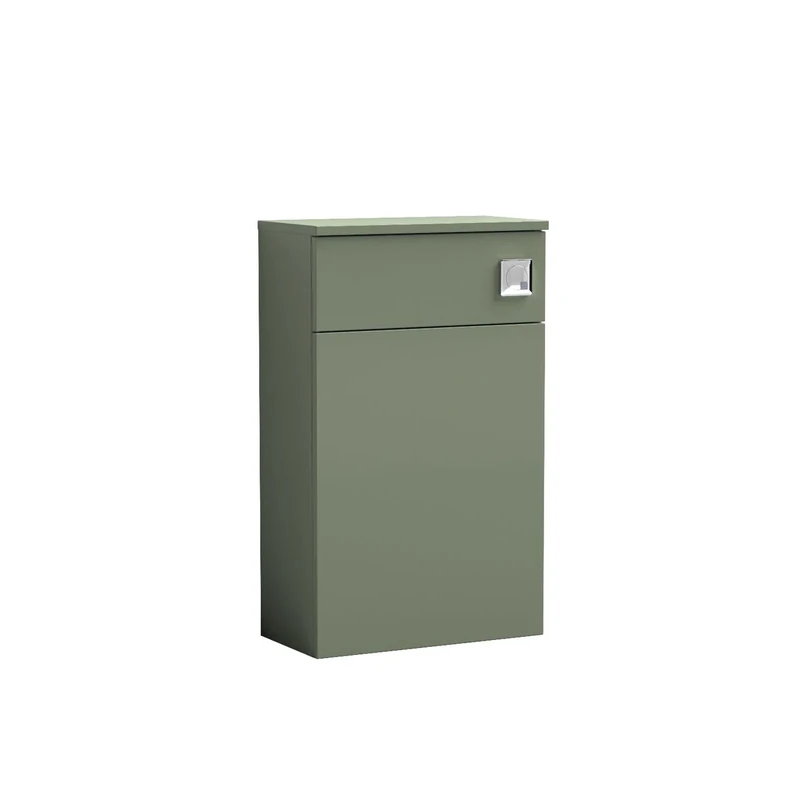 nuie NVF841 Arno Modern Floor Standing WC Toilet Unit (Pan and Cistern Not Included), Satin Green