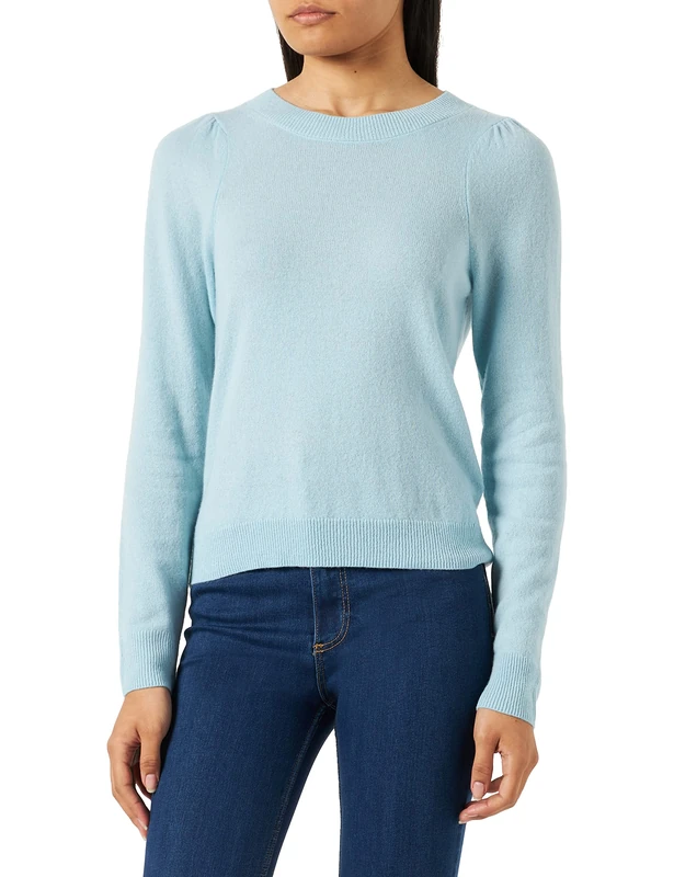 Part Two Women's Evina Relaxed fit Long Sleeve Jumper, Crystal Blue, S