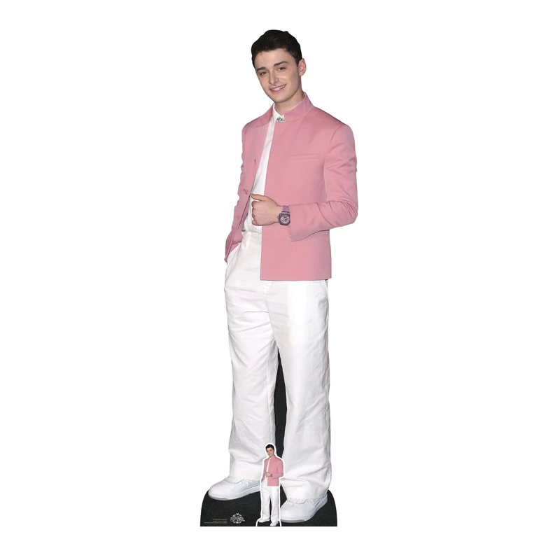 STAR CUTOUTS CS1006 Noah Schnapp Lifesize Cardboard Cutout With Mini Cutout