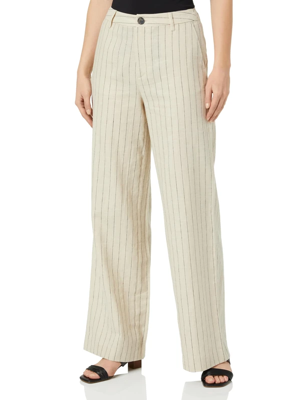 PART TWO Women's Ninnes Pants, Black Stripe, 34