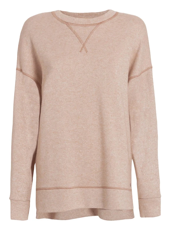 DEHA Lurex Sweatshirt Deep Rose XS