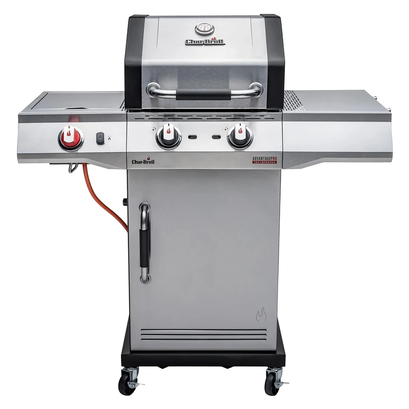 Char-Broil Gas BBQ Advantage PRO S 2-burner Barbecue with TRU-Infrared Technology, 900°C Sear Burner, Cast Iron Grates - Ideal for Outdoor Cooking, Garden, Balcony and Patio