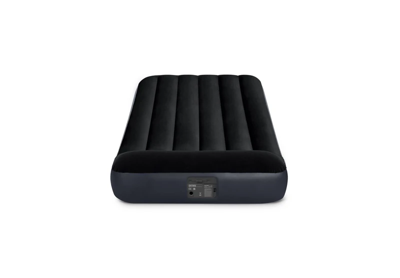 Intex 64146ND - Materasso Dura-Beam Pillow Rest Singolo con Pompa Elettrica Incorporata, 99x191x25 cm