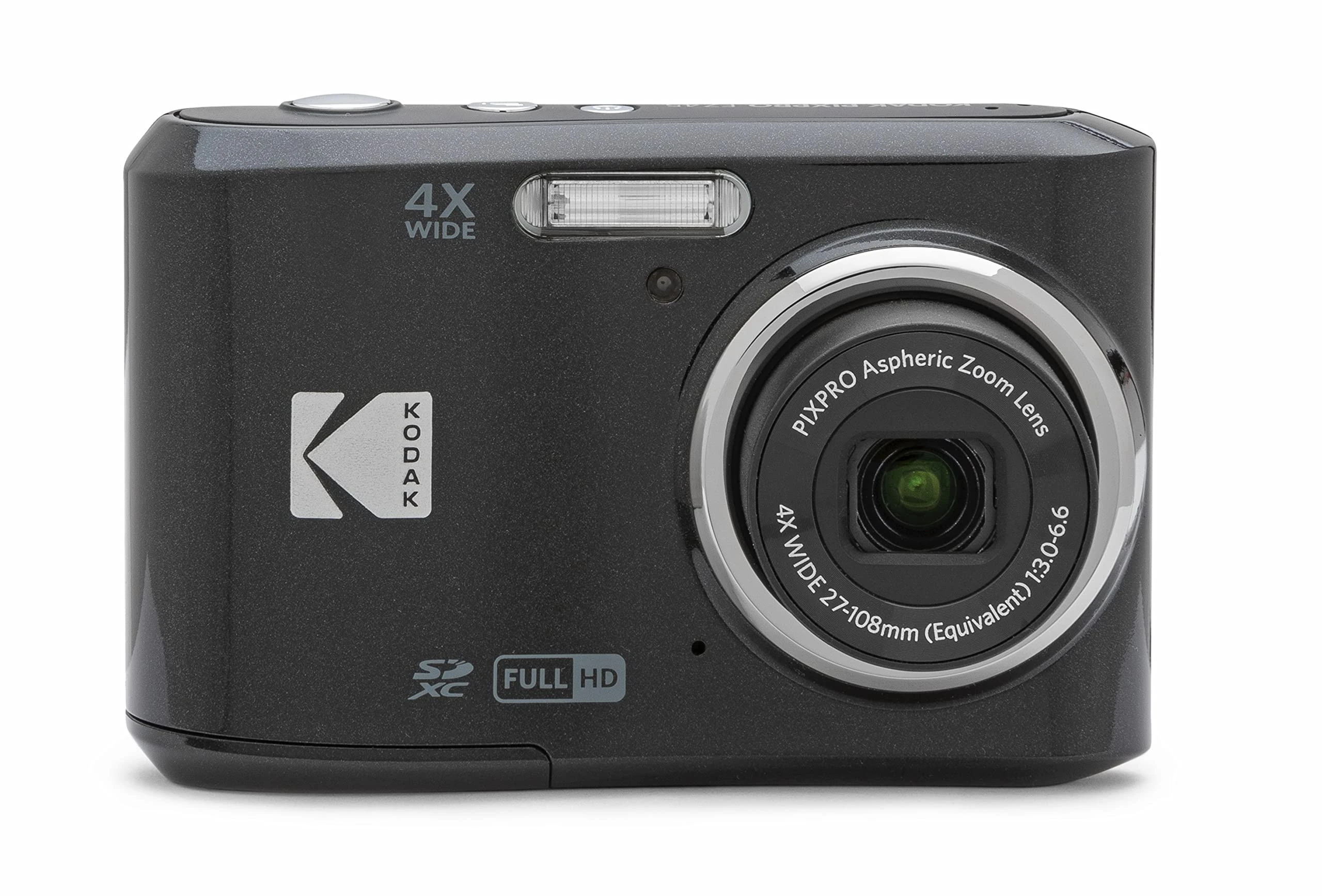Kodak PIXPRO FZ45 16MP 4x Zoom Compact Camera - Black