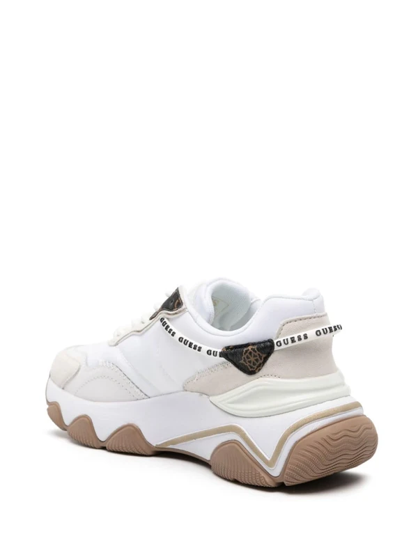 GUESS Women's Micola Oxford Shoe, White, 7 UK - Image 1