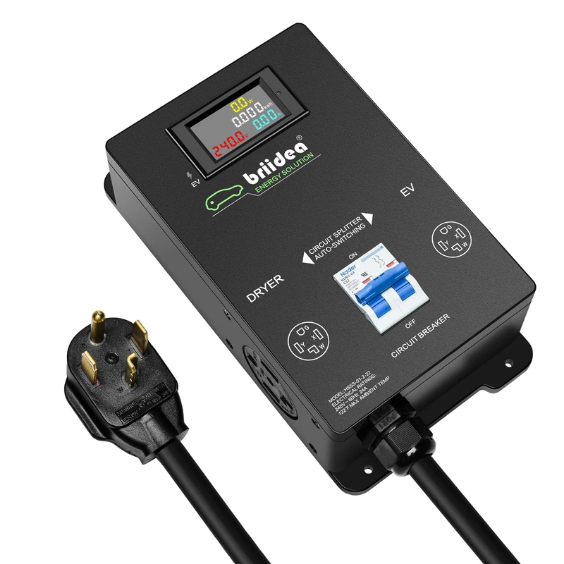 briidea Automatic Power Switch for Dryer and EV, Fast Charge Your EV, NEMA 14-30 - Image 1