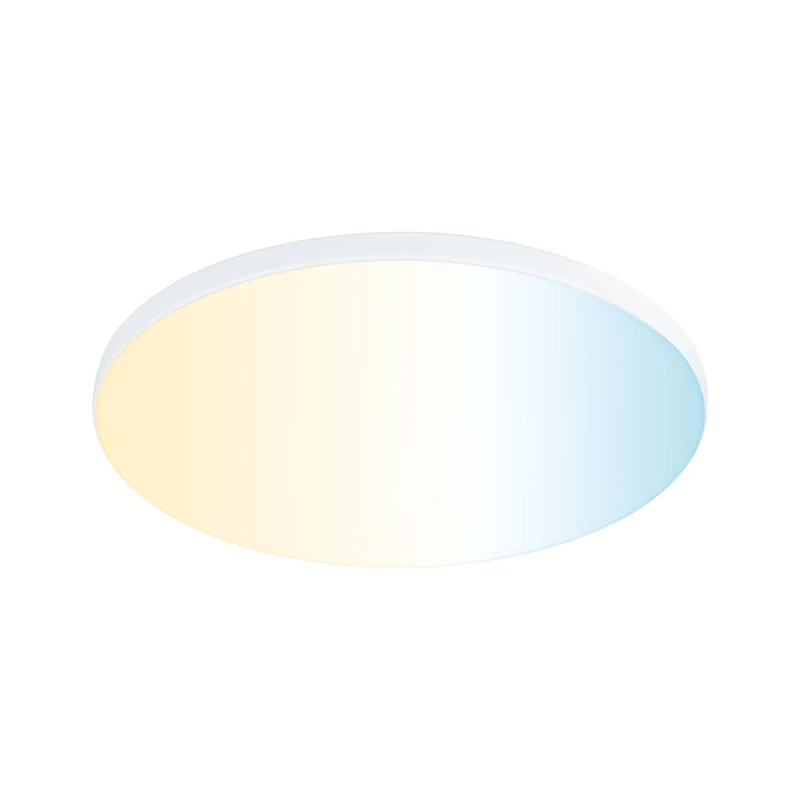 Paulmann 79956 LED panel recessed panel Veluna VariFit Edge 160mm round Tunable White, white light control white plastic ceiling luminaire