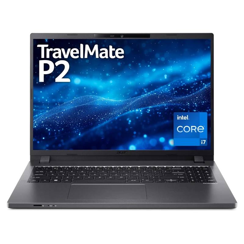 Acer TravelMate P2 16 TMP216-51 Commercial Laptop - Intel Core i7-1355U, 16GB, 512GB SSD, Integrated Graphics, 16" WUXGA IPS, Windows 11 Pro, Iron