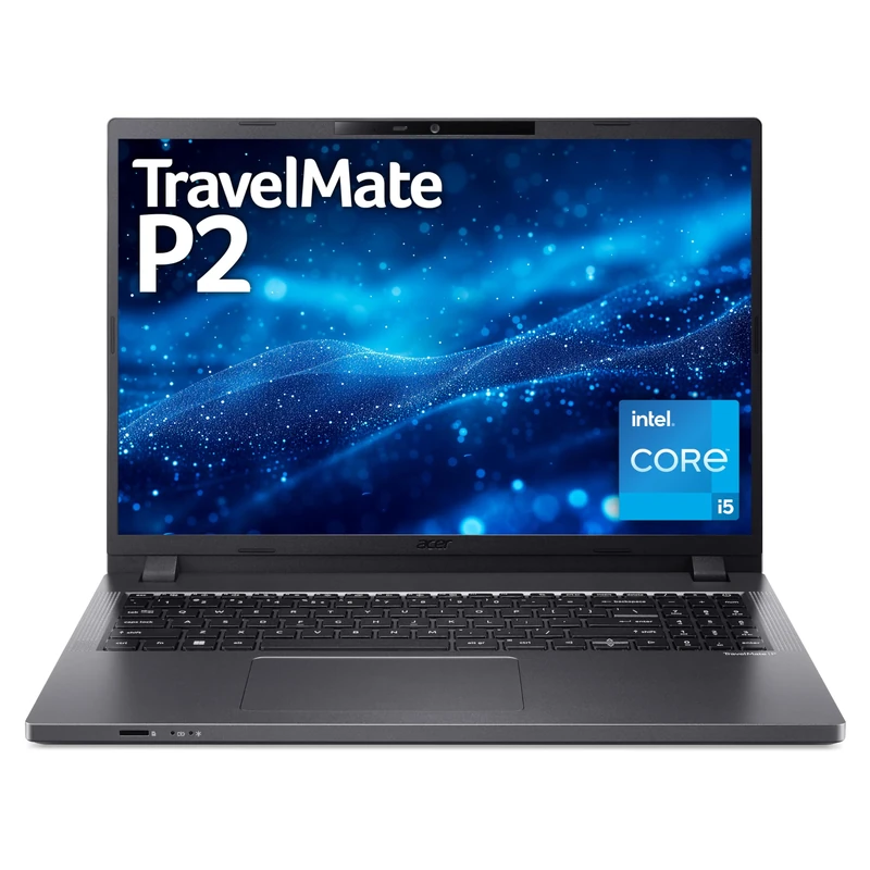 Acer TravelMate P2 16 TMP216-51 Commercial Laptop - Intel Core i5-1335U, 16GB, 512GB SSD, Integrated Graphics, 16" WUXGA IPS, Windows 11 Pro, Iron
