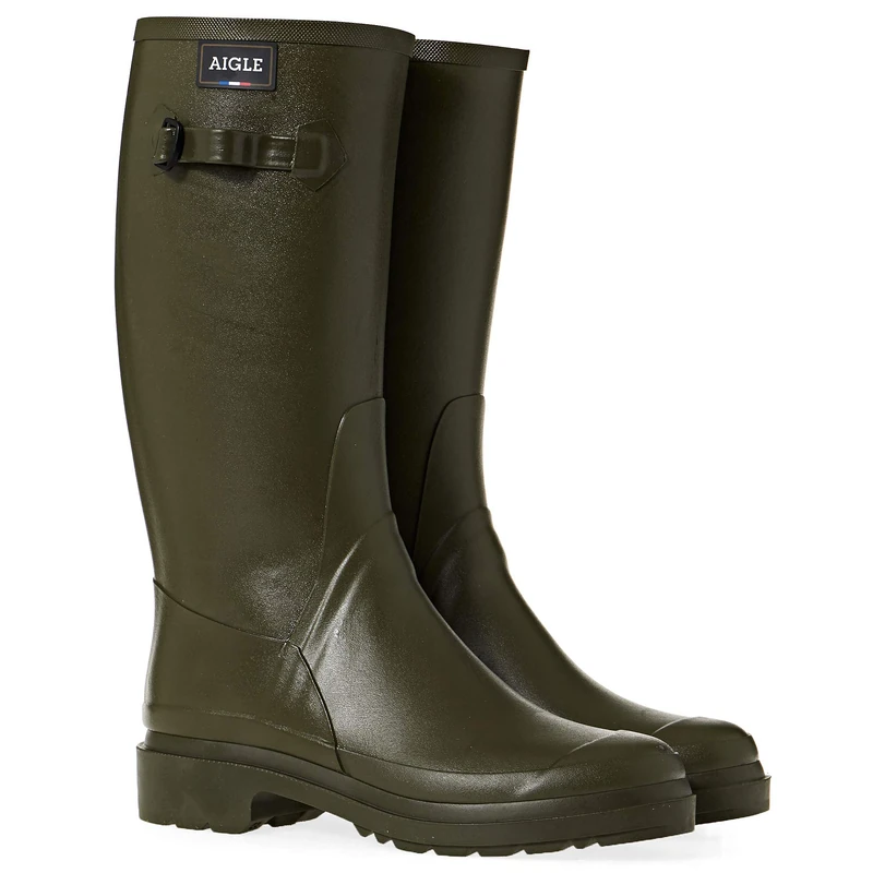 Aigle Men's Cessac Wellington Boots, khaki, 13 UK - Image 1