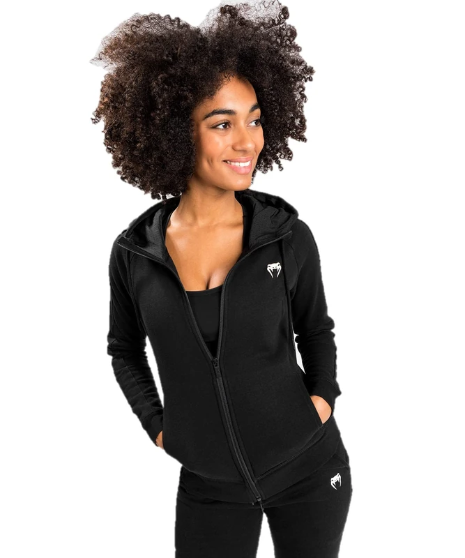 Venum Essential Hoody Women's Zip-Up Hoodie Black