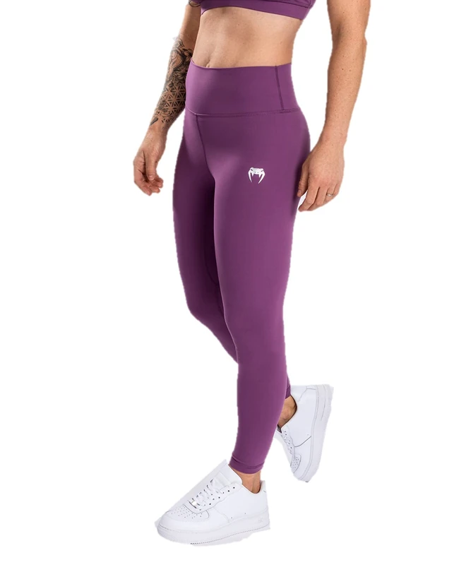 Venum Essential Lifestyle Leggings - Dark Orchid/Brushed Silver - XL - Image 1