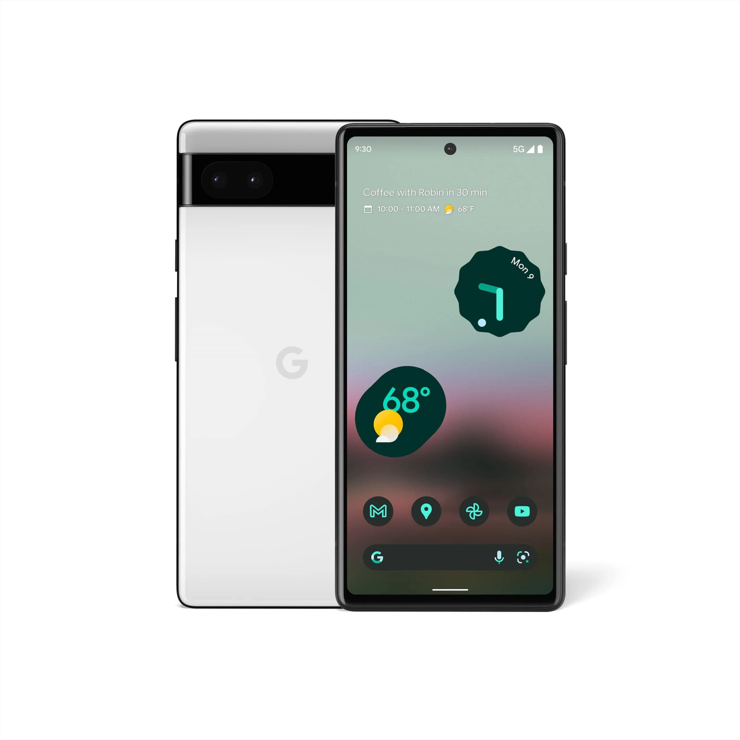 Google Pixel 6a 5G Smartphone Android 6.1” SIM Free 128GB Chalk