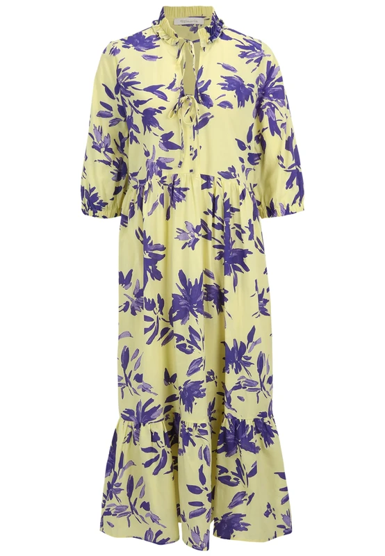 Tamaris Women's Anshun Dress, Limelight Flower AOP, 10