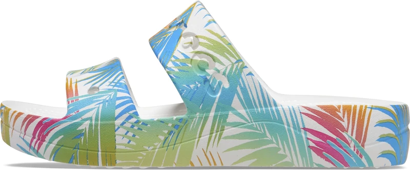 Baya Platform Tropical Print Amazon Sandal White/Multi - Image 1
