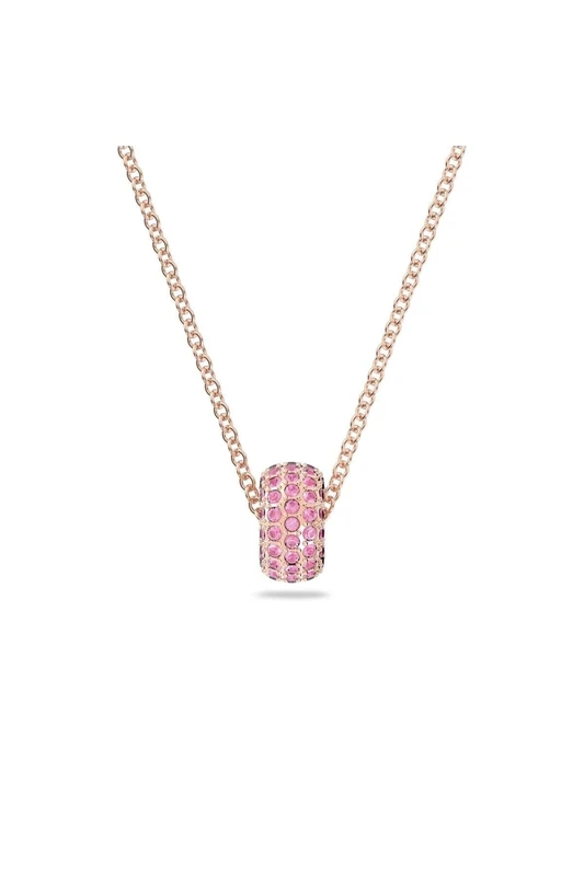 Swarovski Necklace Stone:Pend RND LROS/Ros 5642887 Brand, one size, Metal, No Gemstone