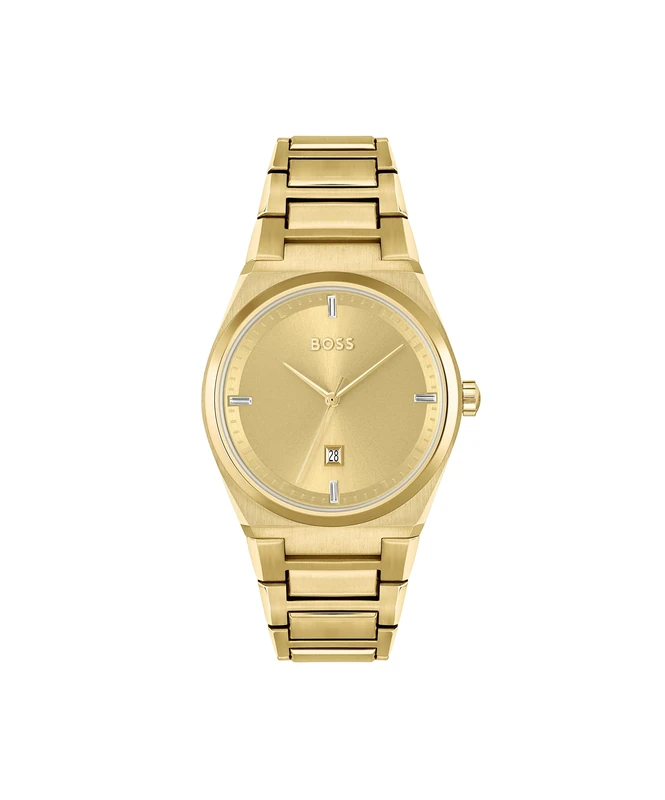 BOSS Analogue Quartz Watch for Women with Gold Colored Stainless Steel Bracelet - 1502672