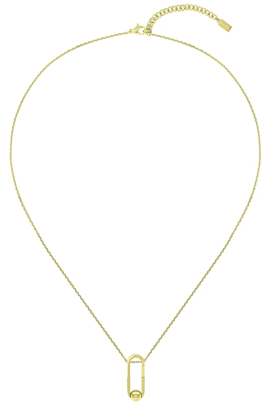 BOSS Jewelry Women's LYSSA Collection Pendant with chain Yellow gold - 1580339