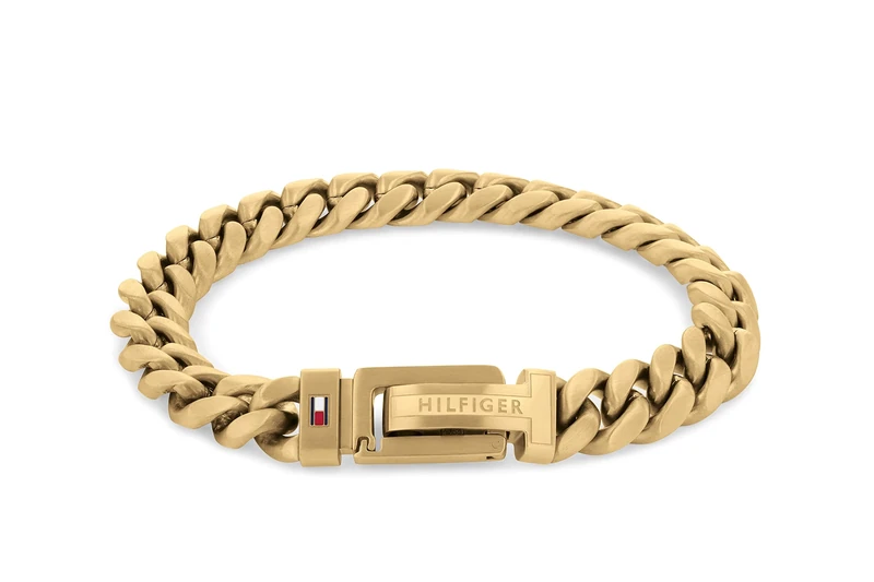 Tommy Hilfiger Jewelry Men's Chain Bracelet in Yellow Gold - 2790434