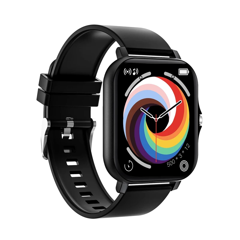 BVSPA Smart Watch with Heart Rate Monitor Sleep Monitor for Men and Women (Black, P8/BVS-120)