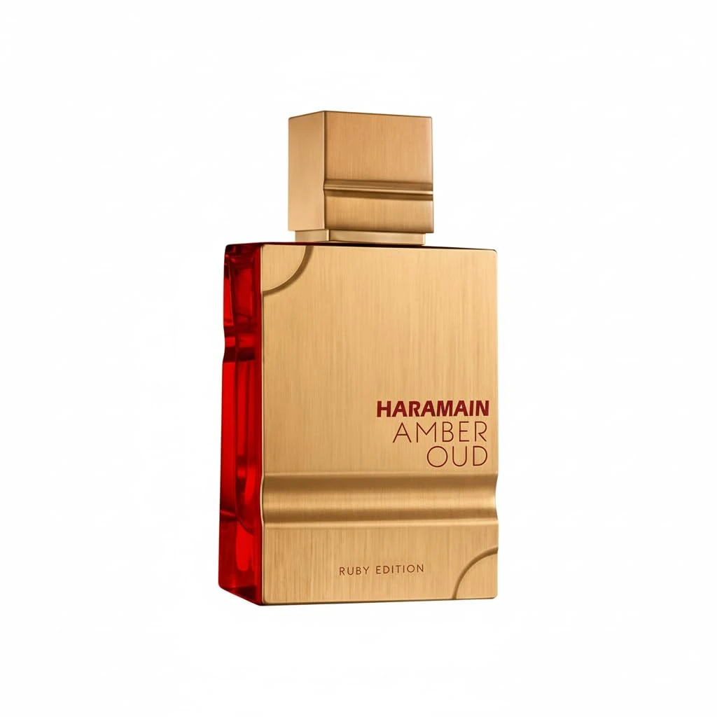 Al Haramain Amber Oud Ruby Edition 60ml Eau de Parfum Spray | Luxury Arabian Unisex Perfume | Long Lasting Oriental Woody Floral Amber Fragrance | Premium Arabic EDP for Men & Women Gift