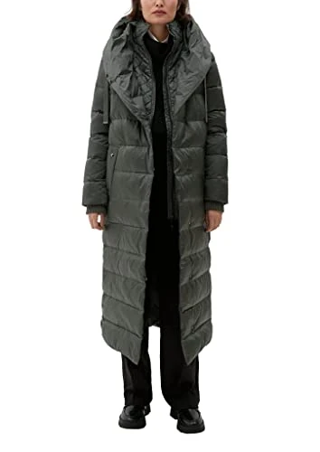 s.Oliver BLACK LABEL Women's 2116672 Quilted Down Coat - Size 36