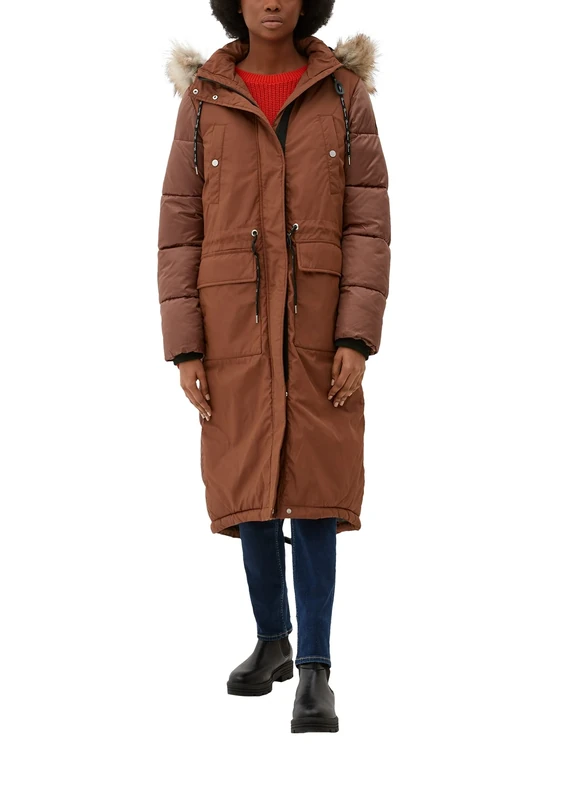 Q/S by s.Oliver Women's 2116137 Down Coat, 8707, XS