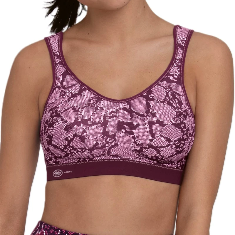 Anita Women's Extreme Control Sports Bra, Rose Berry,