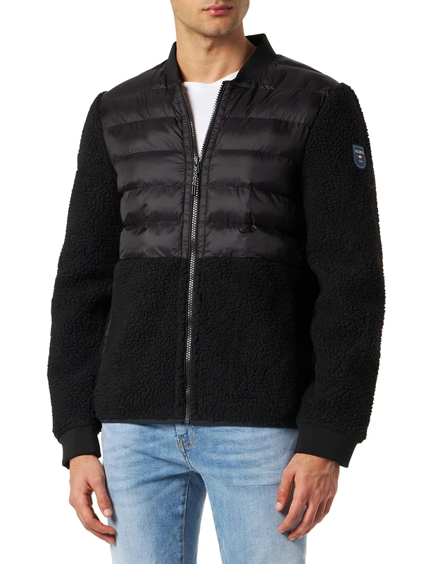 Dolomite Bomber Fleece Jacket Branded Model
