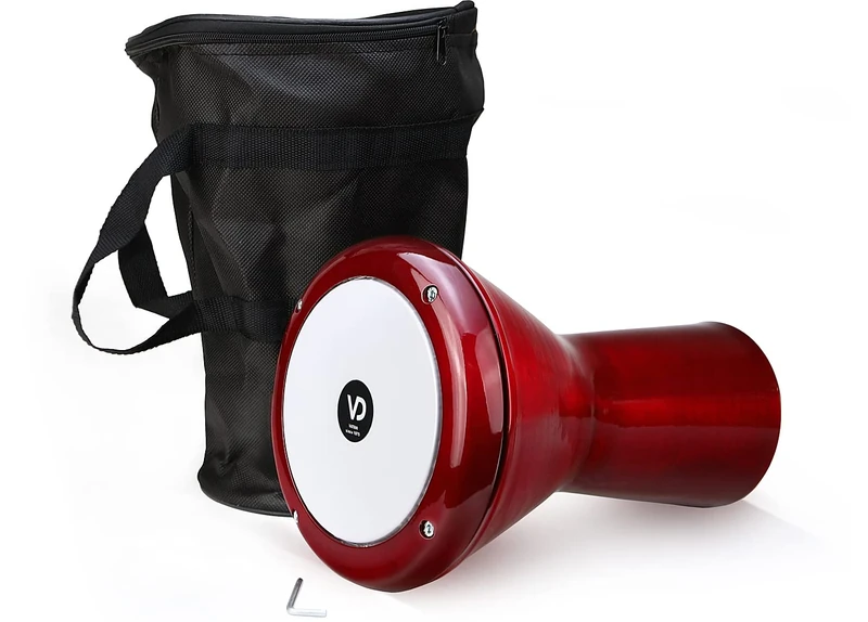 VD vatan Oriental Children's Darbuka Drum Percussion Cast Aluminium Pearl Effect Red 2025