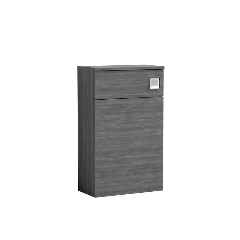 nuie NVF541N Arno Modern Floor Standing WC Toilet Unit (Pan and Cistern Not Included), Anthracite