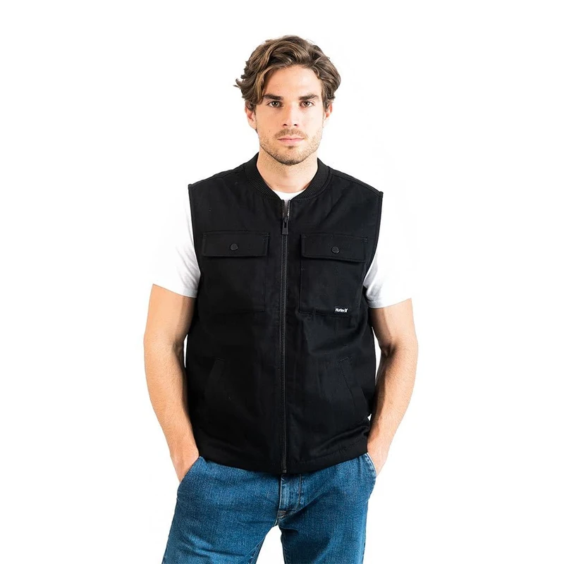 Hurley Worker Vest Mens - Chip - Image 1