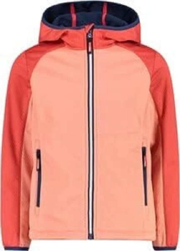 CMP - Kid G Jacket Fix Hood, Girl, Flamingo, 140