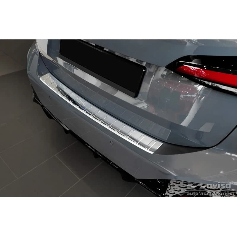 Avisa Stainless Steel Rear bumper protector compatible with BMW 2-Series Active Tourer U06 M-Package 2021- 'Ribs'
