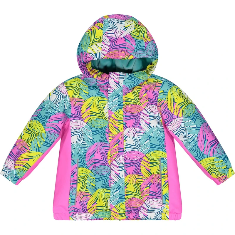 CMP - Child Jacket Fix Hood, Unisex, Purple F. Acqua-Lemonade, 92
