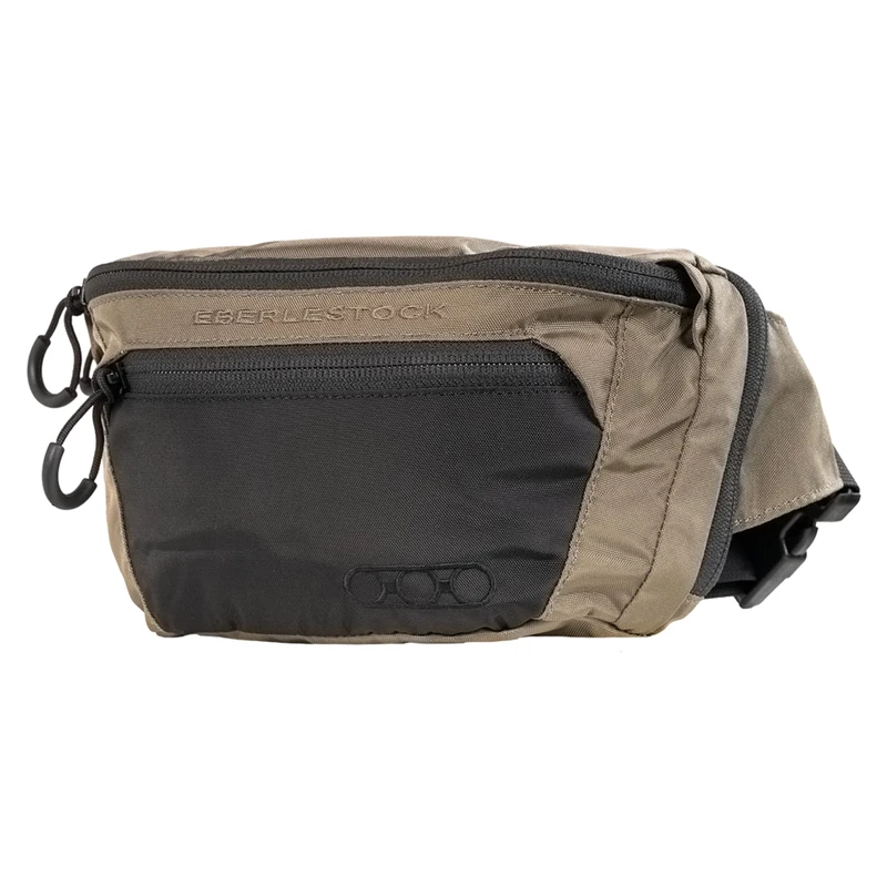 Eberlestock Bando Bag - Tactical Men's Fanny Pack w/Adjustable Waist Belt, Zippered Pockets, Compact Lightweight Belt Bag, Green/Black, Standard, Fanny Pack
