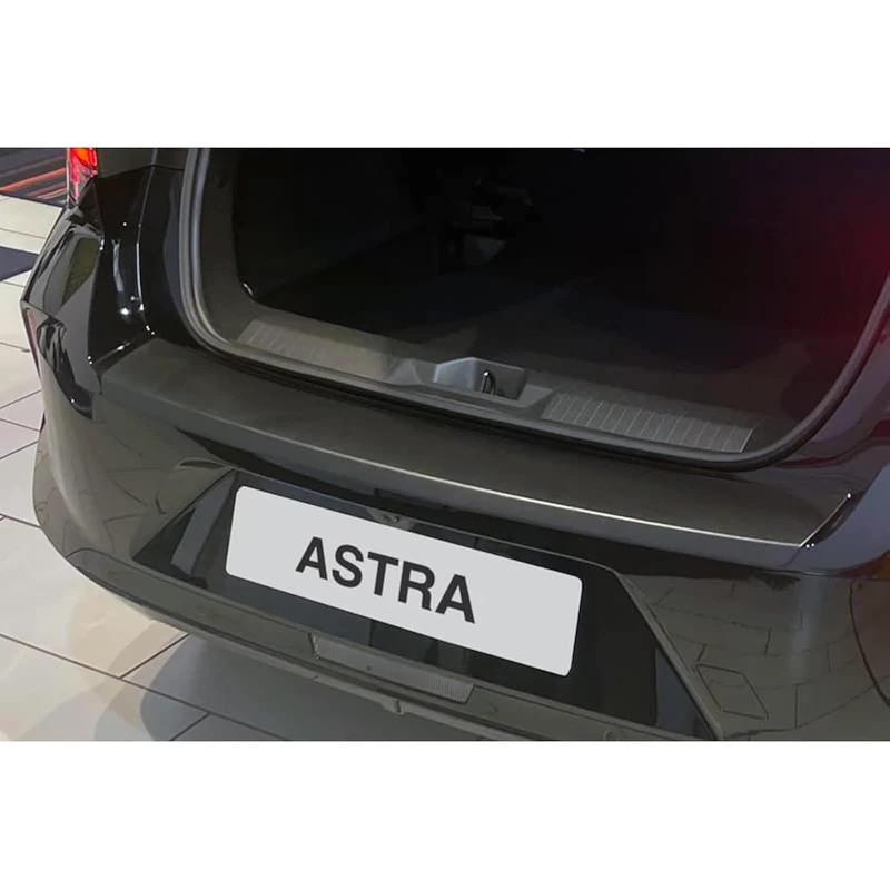 RGM ABS Rear bumper protector compatible with Opel Astra L 5-doors 10/2021- Black