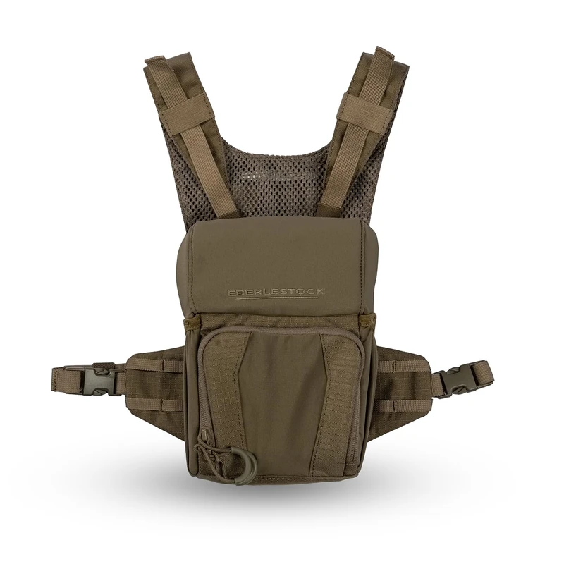 Eberlestock Recon Modular Bino Pack - Advanced Binocular Harness System with Customizable Attachments - Dry Earth - Large - Image 1