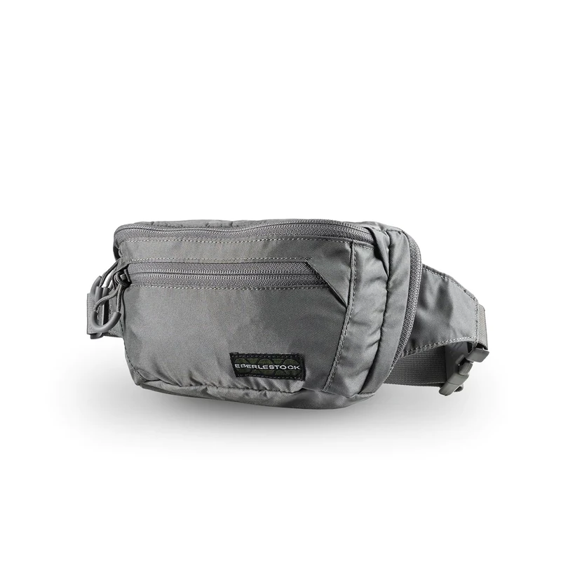 Eberlestock Bando Bag Men's Tactical Fanny Pack with Adjustable Belt, Zipper Pockets, Compact Lightweight Waist Pack, Grey, 1 pulgada, Fanny Pack
