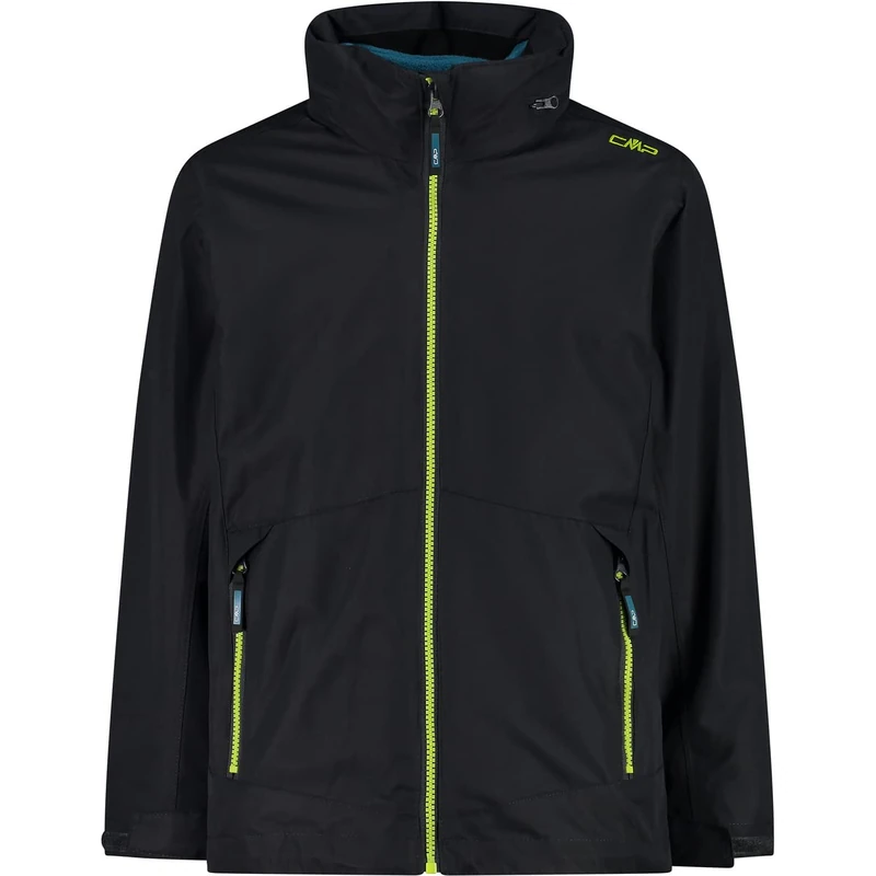 CMP Boys' Kid Jacket Fix Hood Detachble Inner Jacket