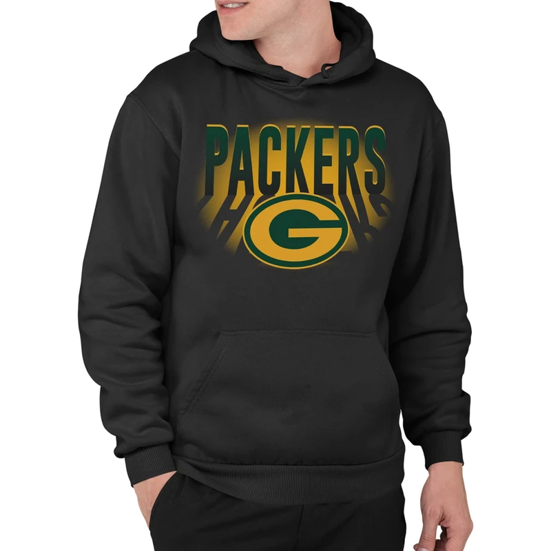 Junk Food Clothing x NFL. - Team Spotlight - Pullover Fleece Hooded Sweatshirt for Men and Women Black