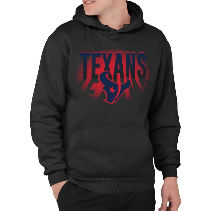 Junk Food Clothing x NFL - Houston Texans - Team Spotlight - Unisex Adult Pullover Fleece Hoodie for Men and Women - Size Large