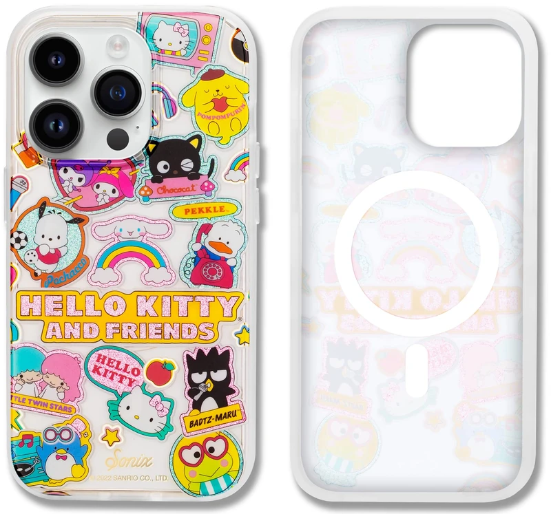 Sonix x Sanrio Case for iPhone 14 Pro | Compatible with MagSafe | 10ft Drop Tested | Hello Kitty and Friends Stickers - Image 1